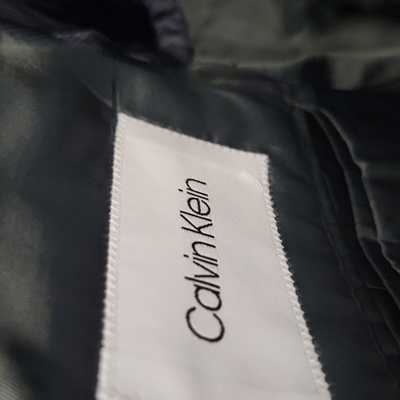 Calvin Klein Suit Jacket Iridescent Blue Size 38R NWOT - Picture 7 of 11